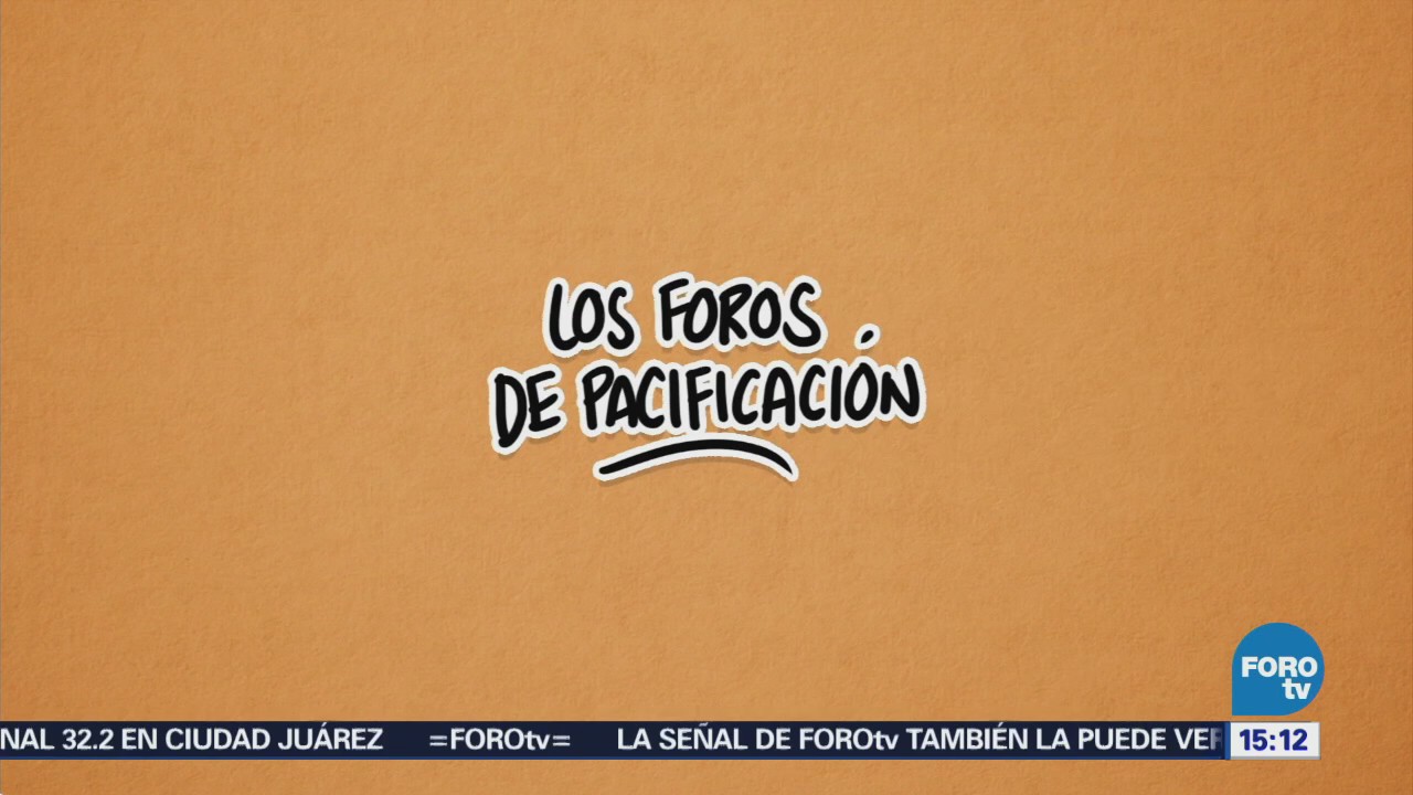 El Abc Foros De Pacificación Amlo Andrés Manuel López Obrador