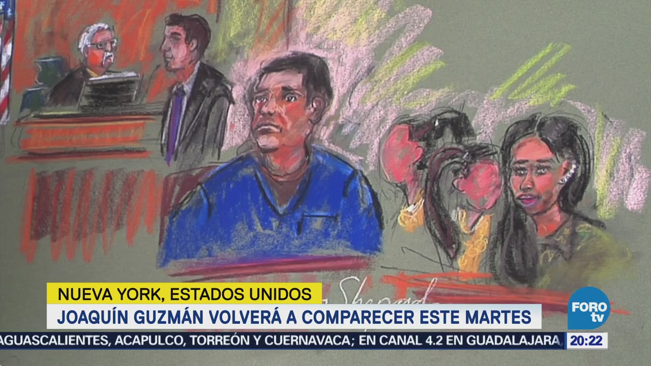 ‘El Chapo’ Guzmán comparecerá ante juez de Nueva York