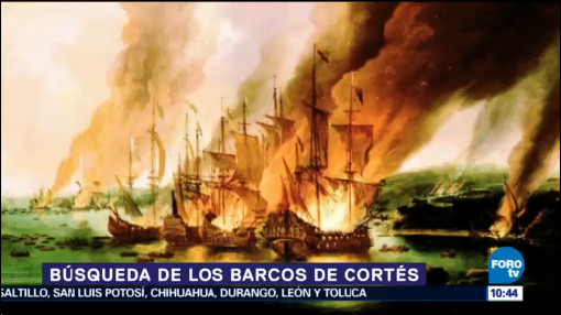 En busca de los restos de los barcos de Cortés