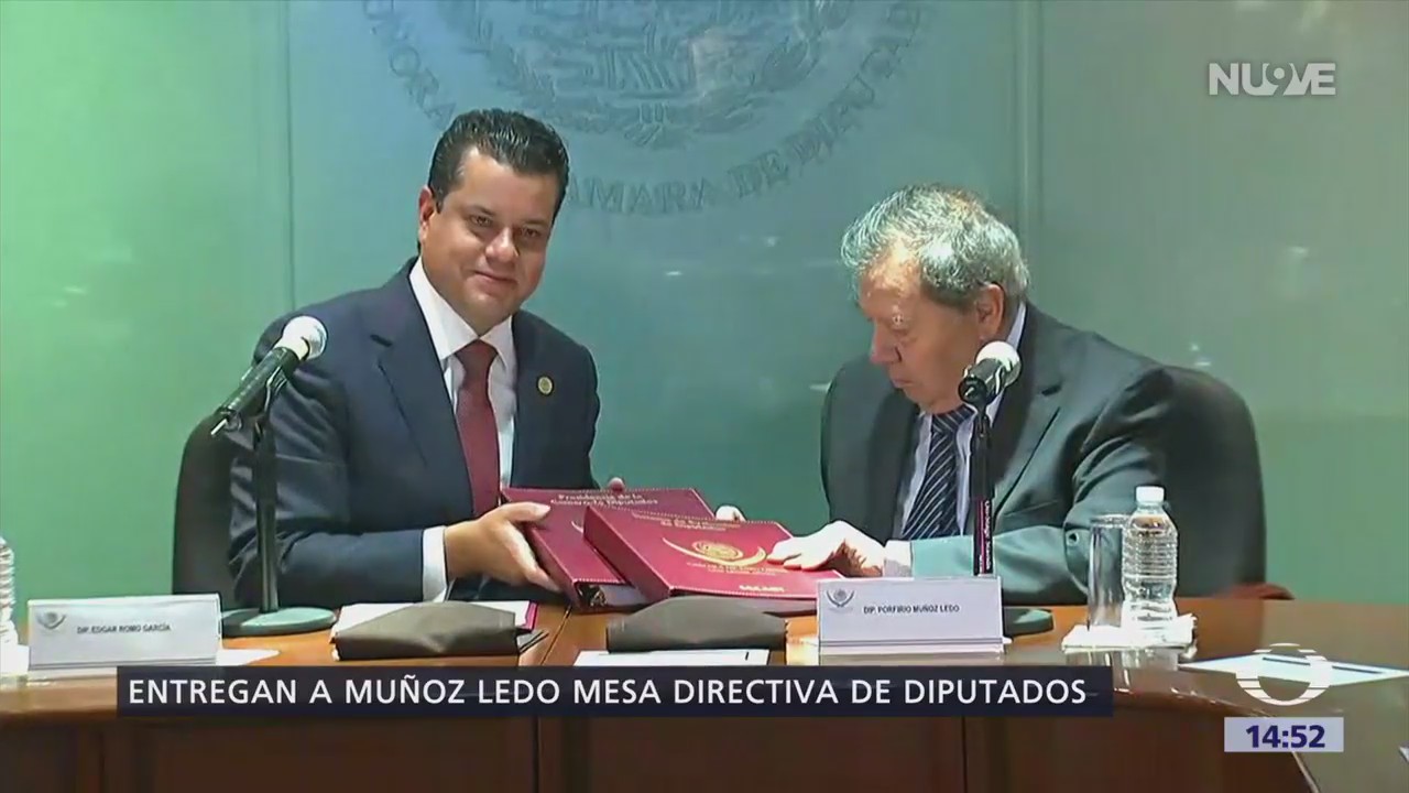 Entregan Mesa Directiva Cámara De Diputados Muñoz Ledo