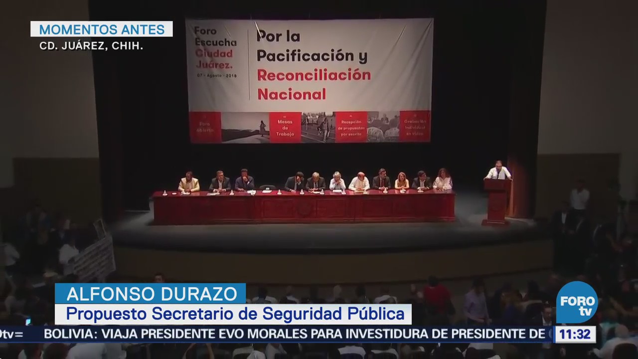 Foros por la Pacificación y Reconciliación Nacional se realizarán en todo México
