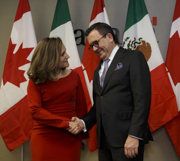 Canadá y México esperan retomar negociación trilateral del TLCAN pronto