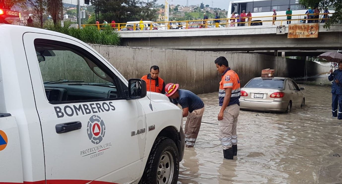 Las lluvias causan un muerto en Chilpancingo, Guerrero