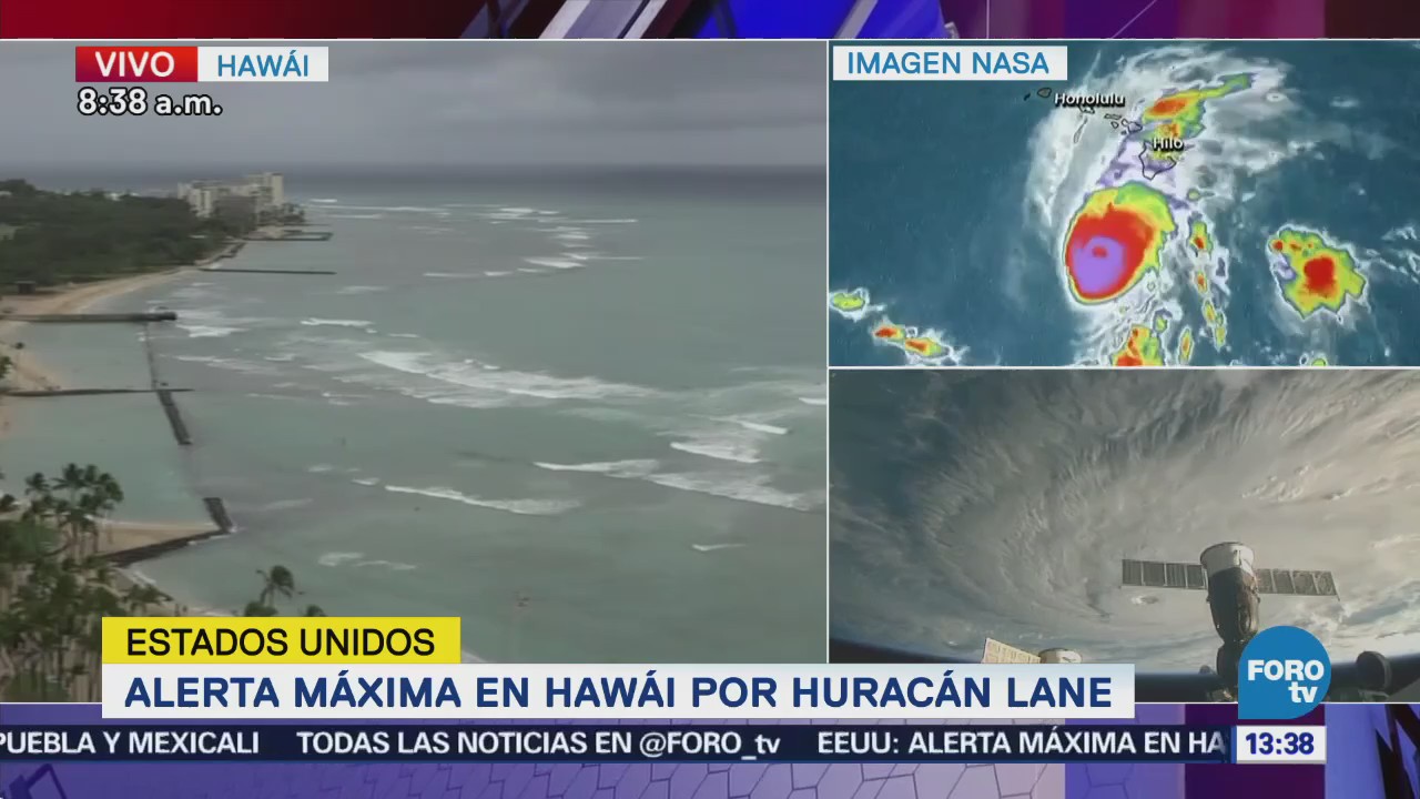 Hawái resiente los efectos del huracán ‘Lane’