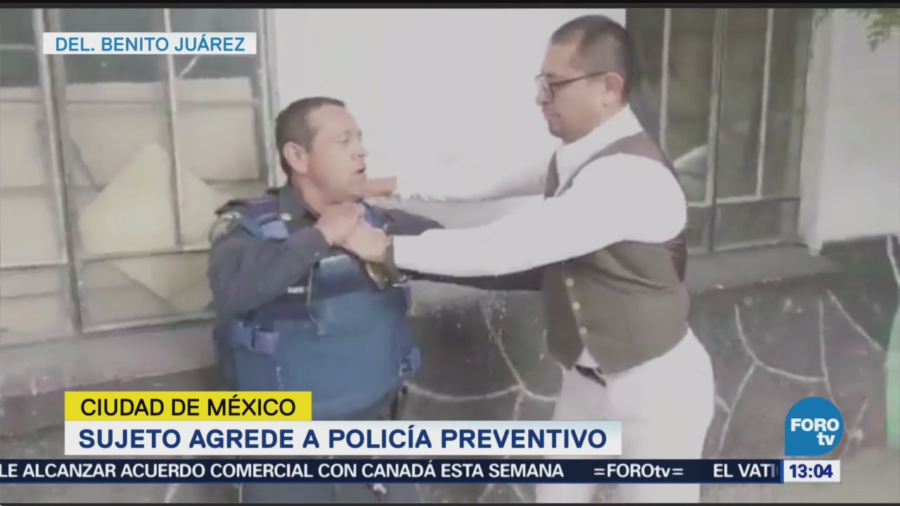 Hombre Que Agredió A Policía De La Cdmx Ciudad De México Vinculado A Proceso Redes Sociales Hombre Que Agredió A Policía En Redes Sociales Conflicto Vecinal