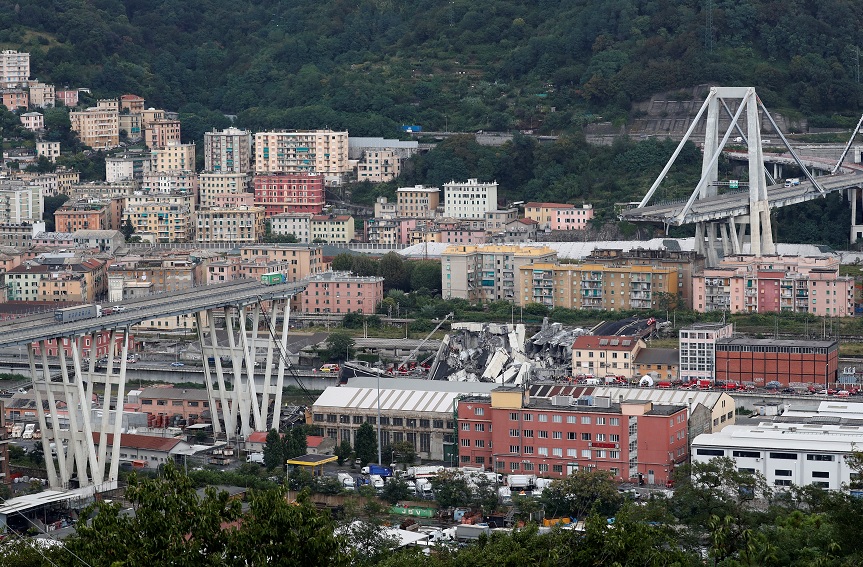 Identifican a 19 muertos por derrumbe de puente en Italia