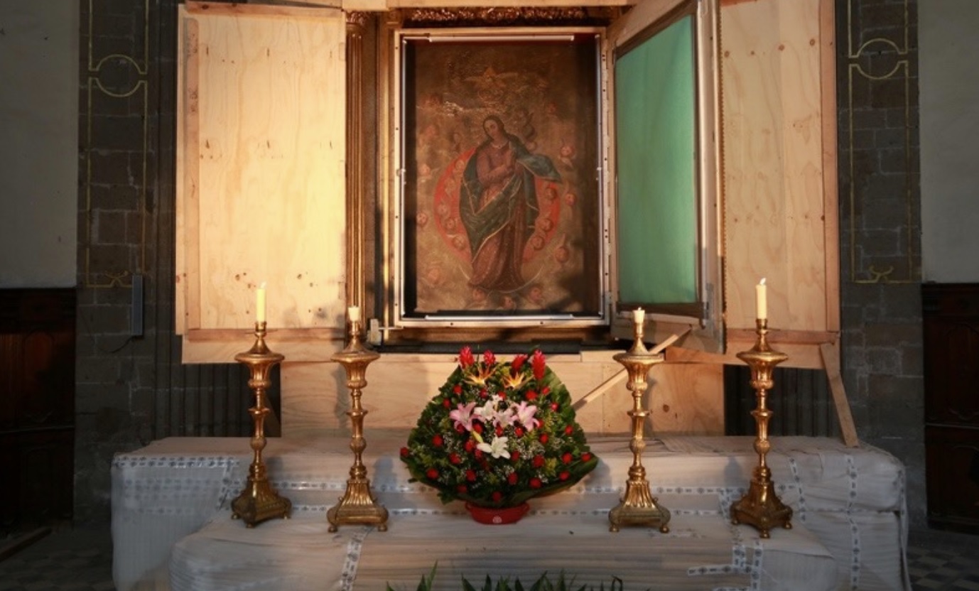 INAH instala circuito cerrado para celebrar a Nuestra Señora de los Ángeles, patrona de la Guerrero