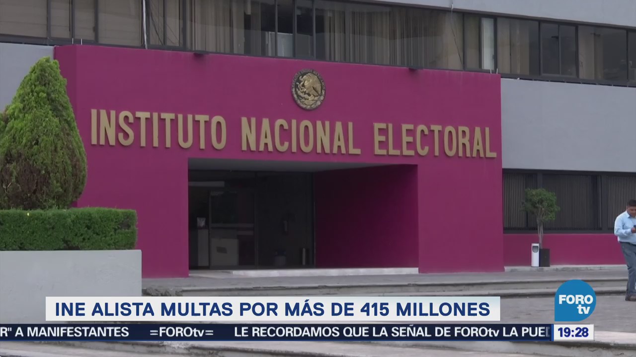 INE Prepara Multas Millones Pesos Partidos Políticos