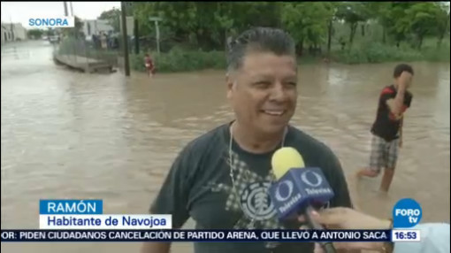 Inundaciones Atrapan Decenas Personas Sonora Clima, Mal Tiempo