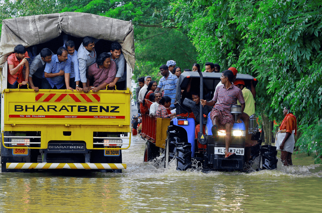 Inundaciones en India. (AP)
