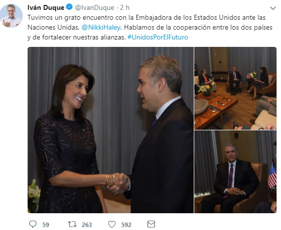 Iván Duque asume la presidencia de Colombia