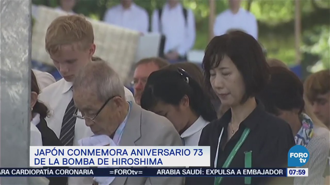 Japón conmemora el 73 aniversario de la tragedia de Hiroshima