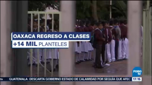 Miles De Estudiantes Regresan A Clases Oaxaca Escuelas De Oaxaca Autoridades Estatales