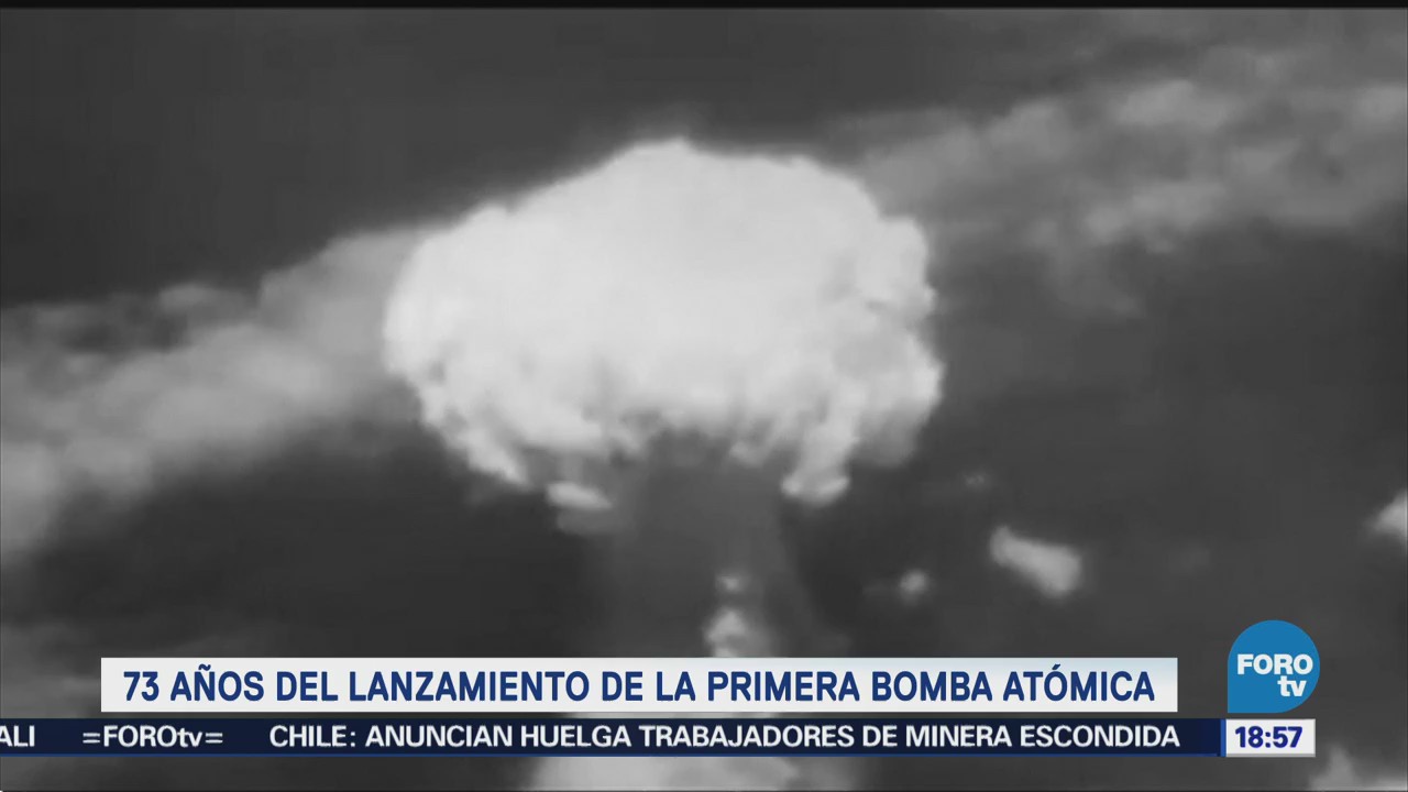 Lanzamiento Primera Bomba Atómica Cumple 73 Años