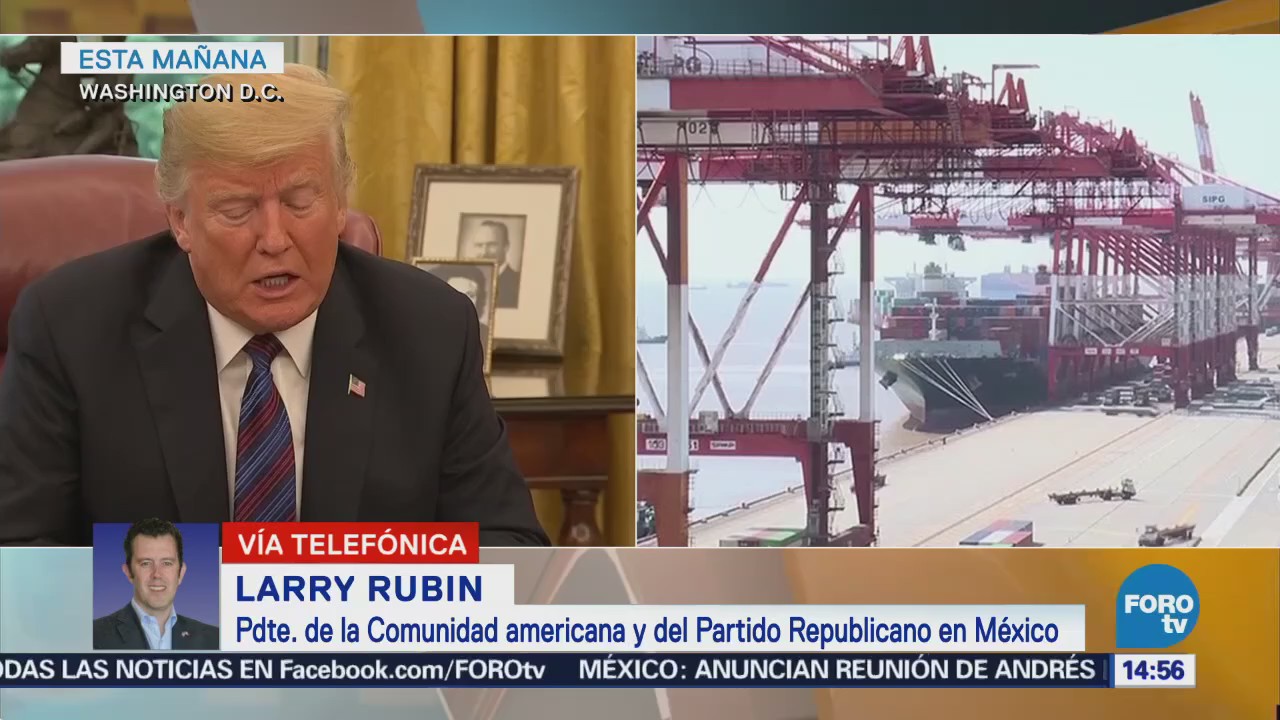 Larry Rubin Acuerdo Comercial México-Eu Brinda Certidumbre Regional