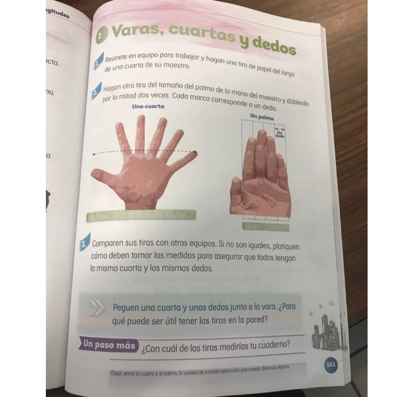 Libro de texto de la SEP publica mano con seis dedos