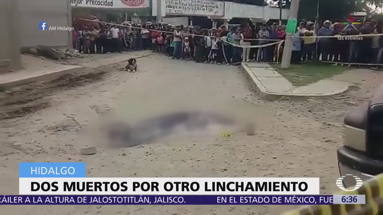 Linchan a dos personas acusadas de secuestro en Hidalgo