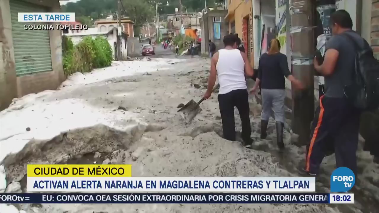 Lluvias Tlalpan Miguel Hidalgo Azcapotzalco Inundaciones