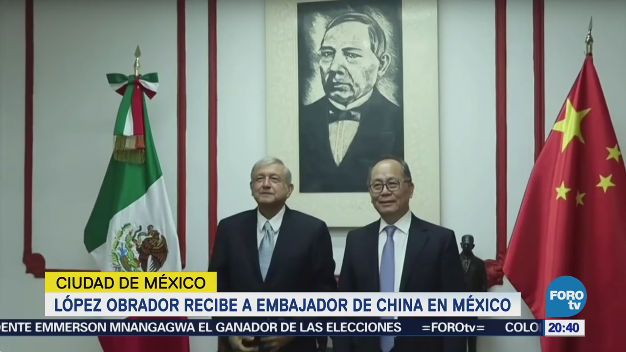 López Obrador Recibe Embajador China México