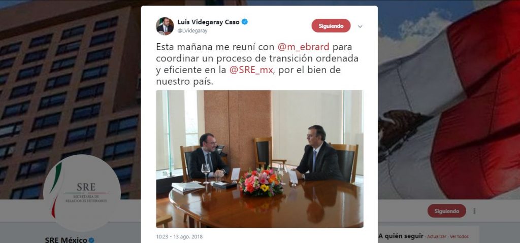 Luis Videgaray se reúne con Marcelo Ebrard