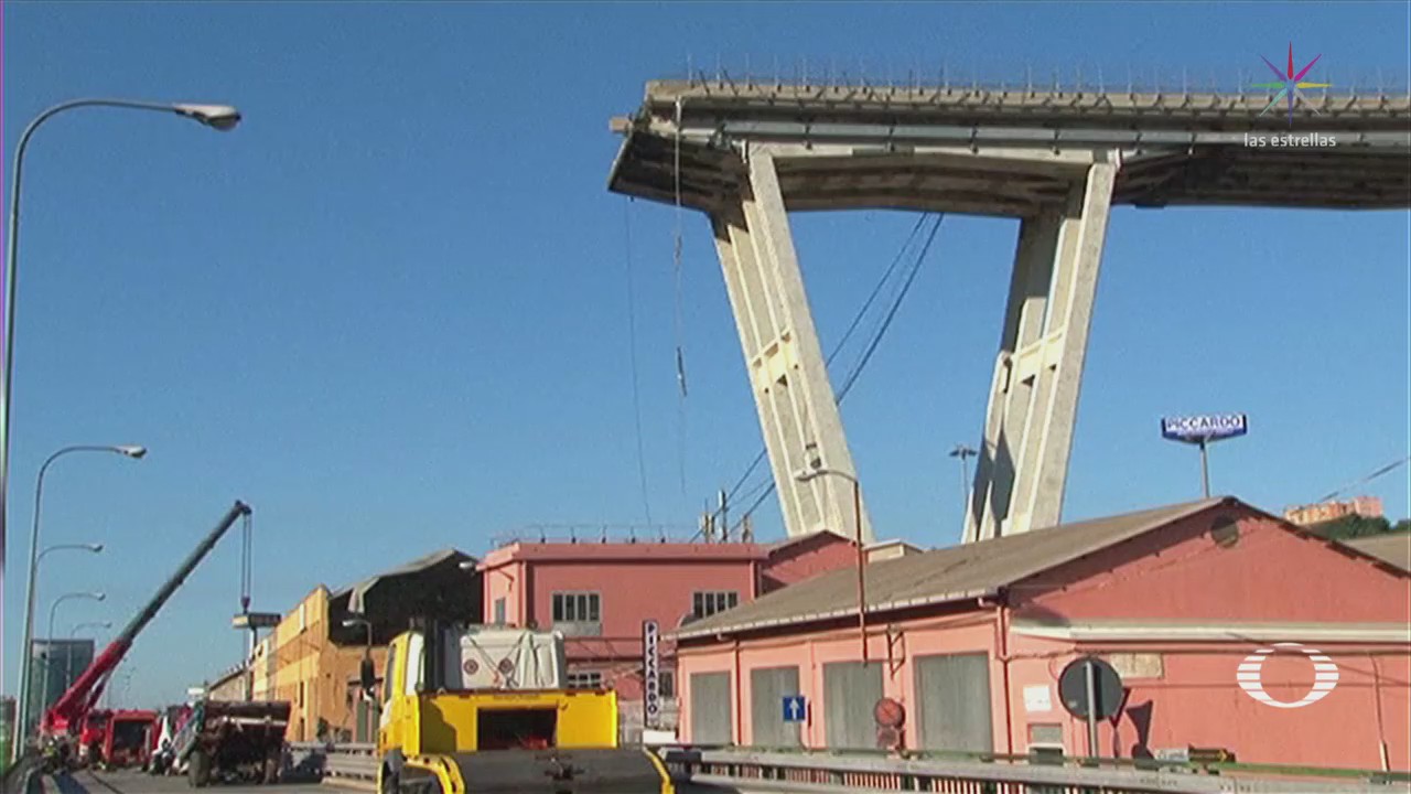 Suman 39 Muertos Derrumbe Puente Génova Italia