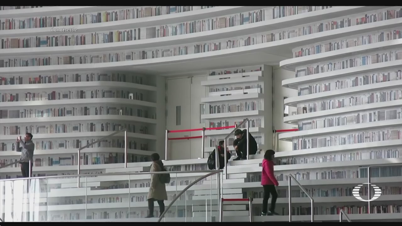 Conoce Biblioteca Futurista China Libros Cultura