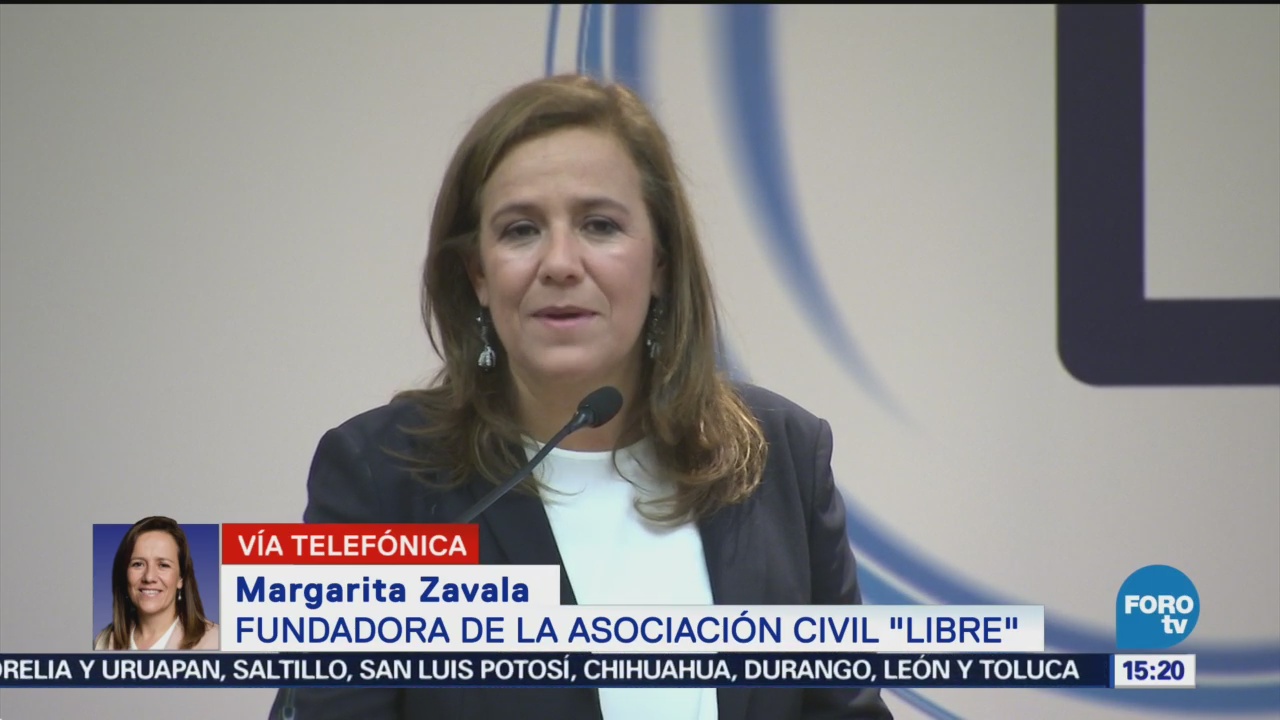 Margarita Zavala Habla Asociación Civil Libre