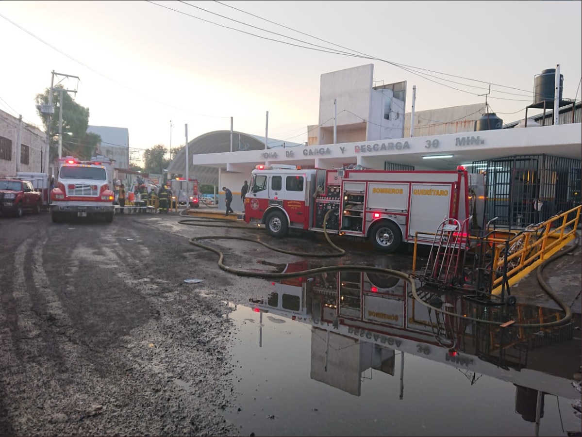 Mercado Tepetate de Querétaro arde por incendio; no hay heridos