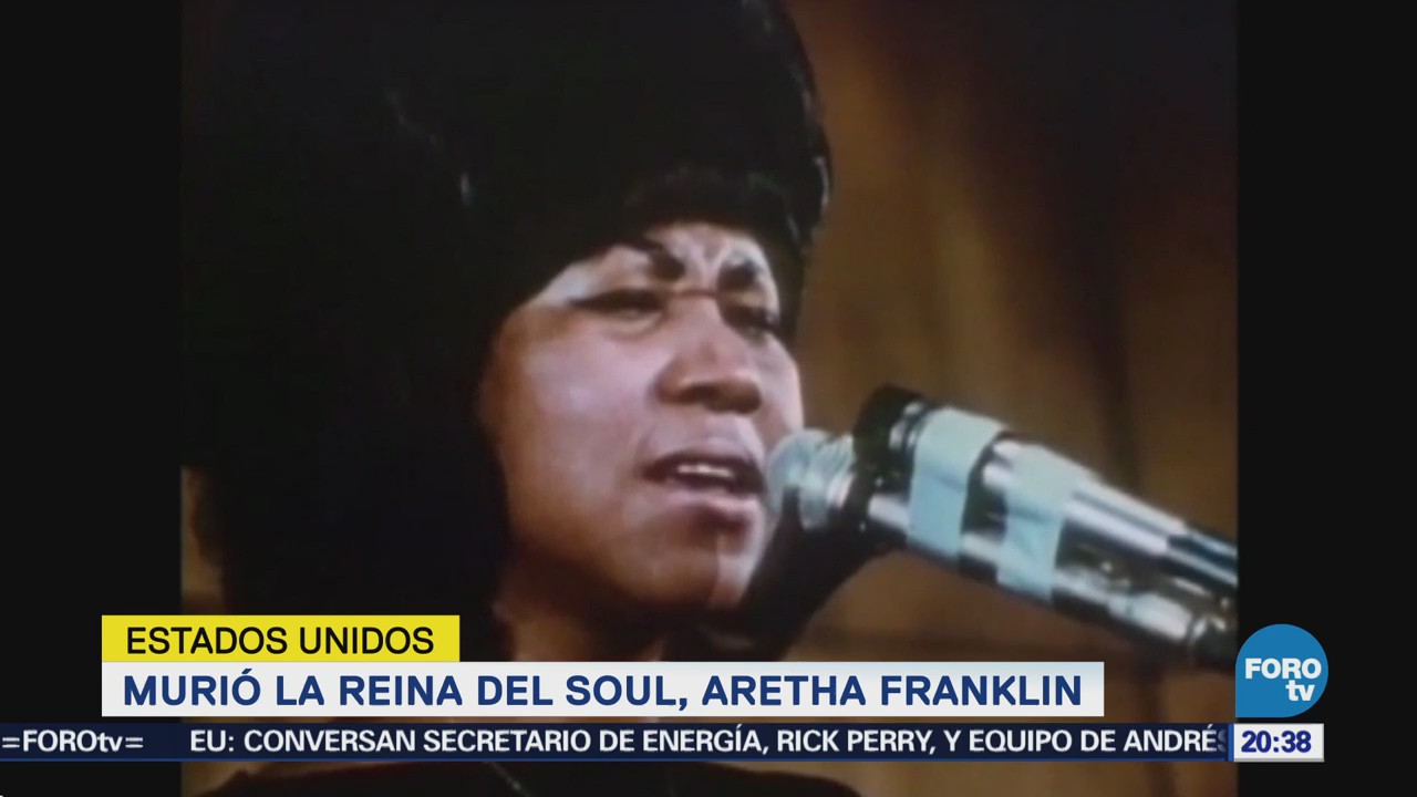 Muere Reina Soul Aretha Franklin DEtroit