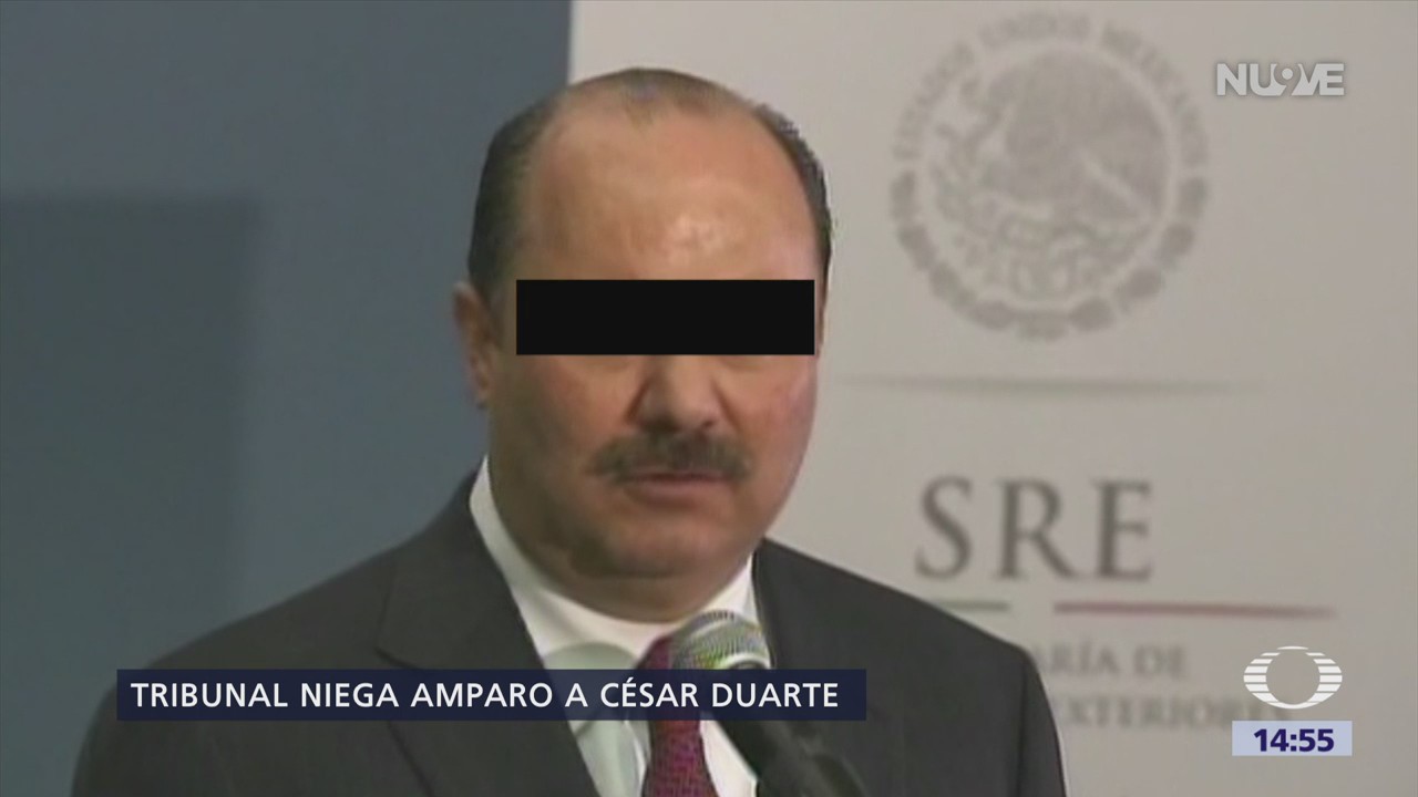 Niegan amparo a César Duarte