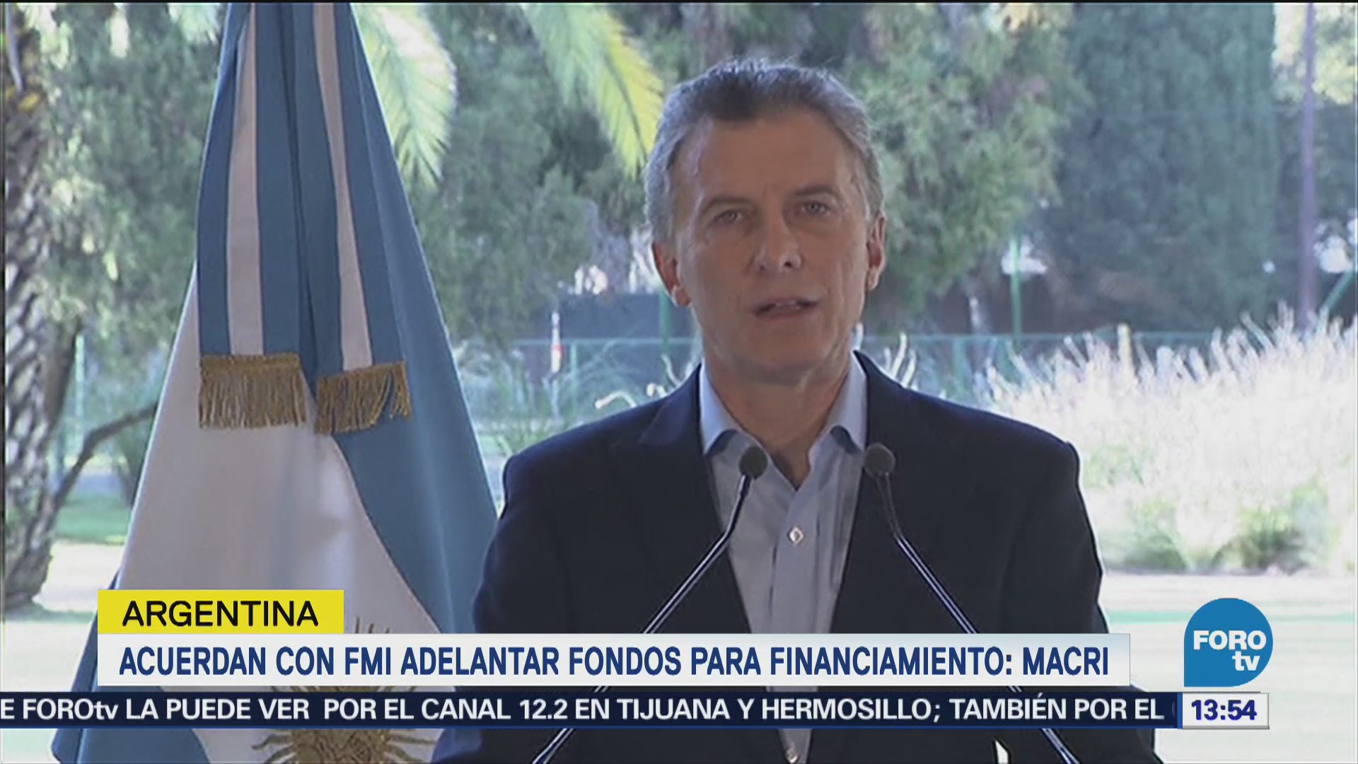 Argentina acuerda adelantar financiamiento con FMI
