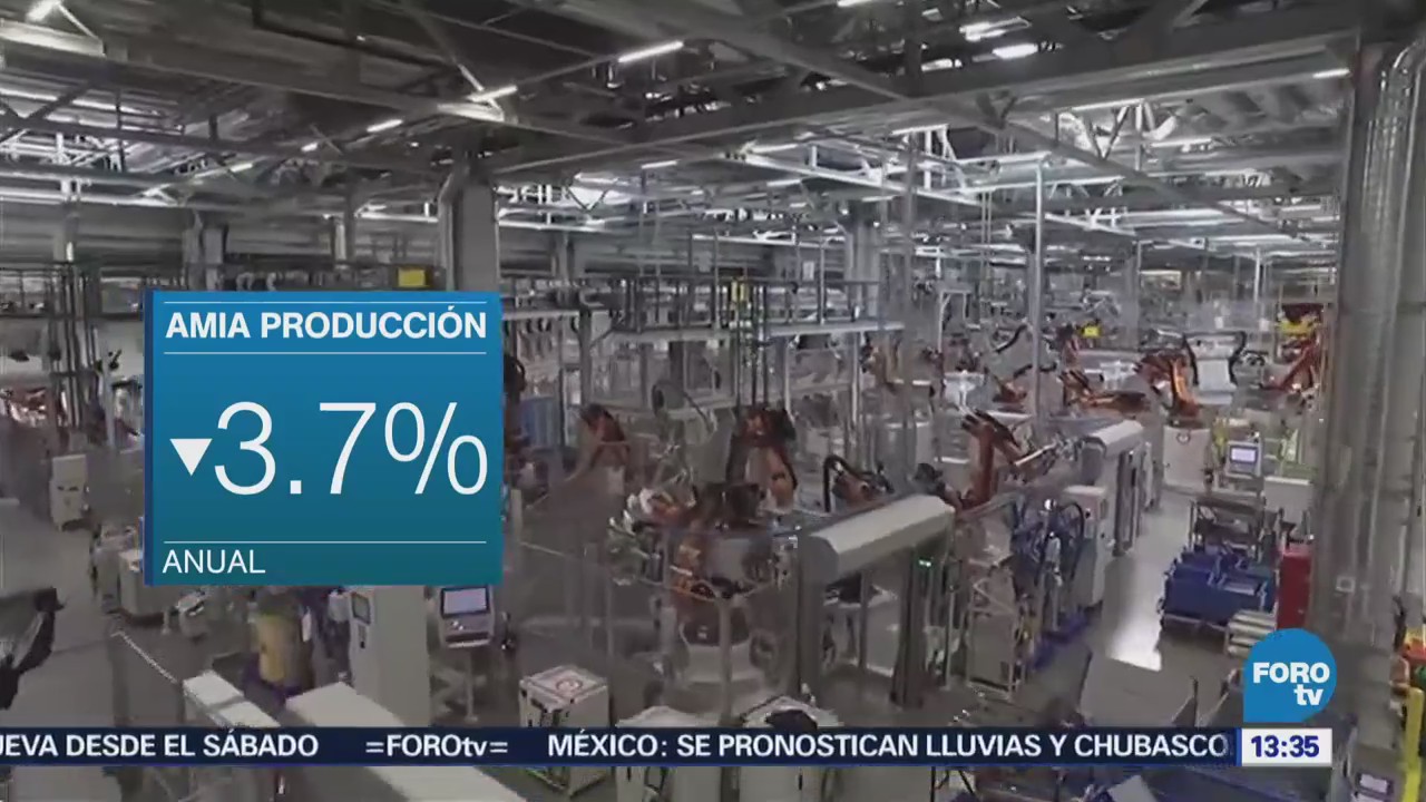 Decrece Producción Automóviles México 3.7% Amia