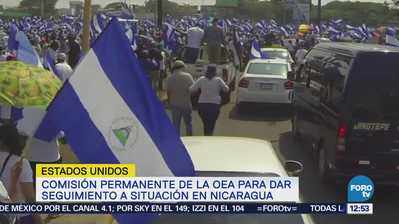 OEA vota resolución para dar seguimiento a crisis en Nicaragua