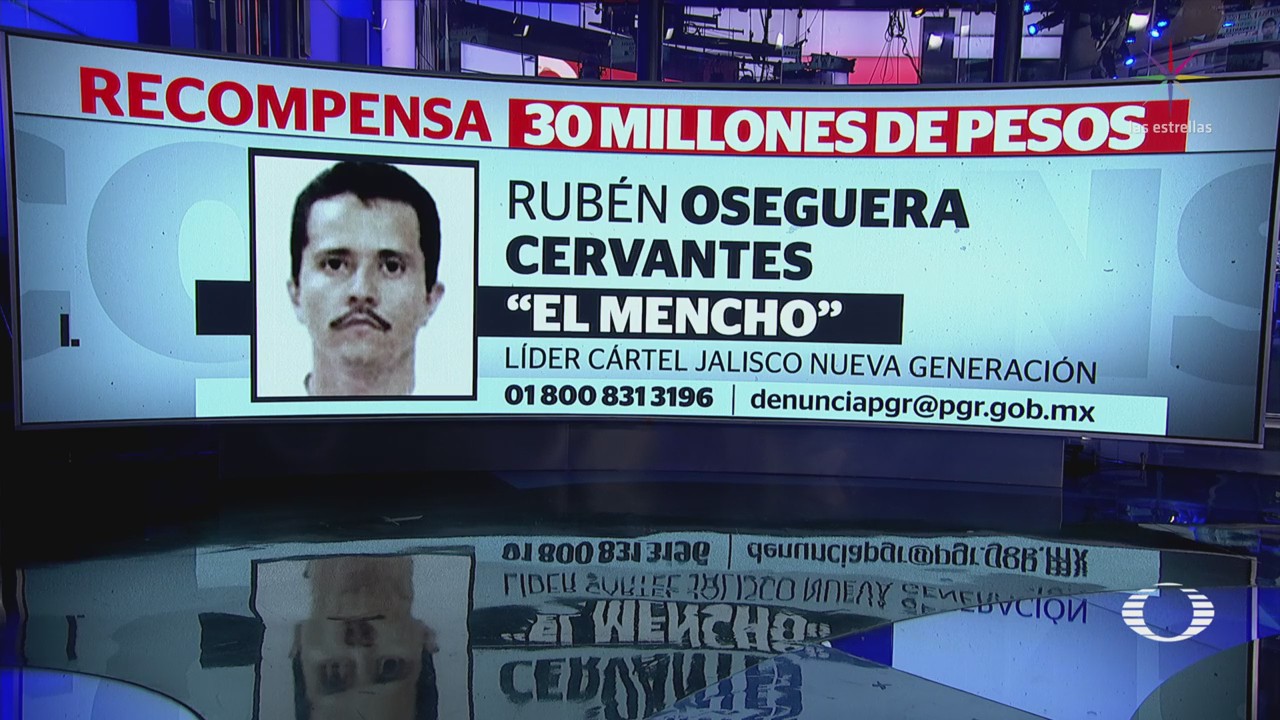 Ofrecen 30 Mdp Información El Mencho, Menchito