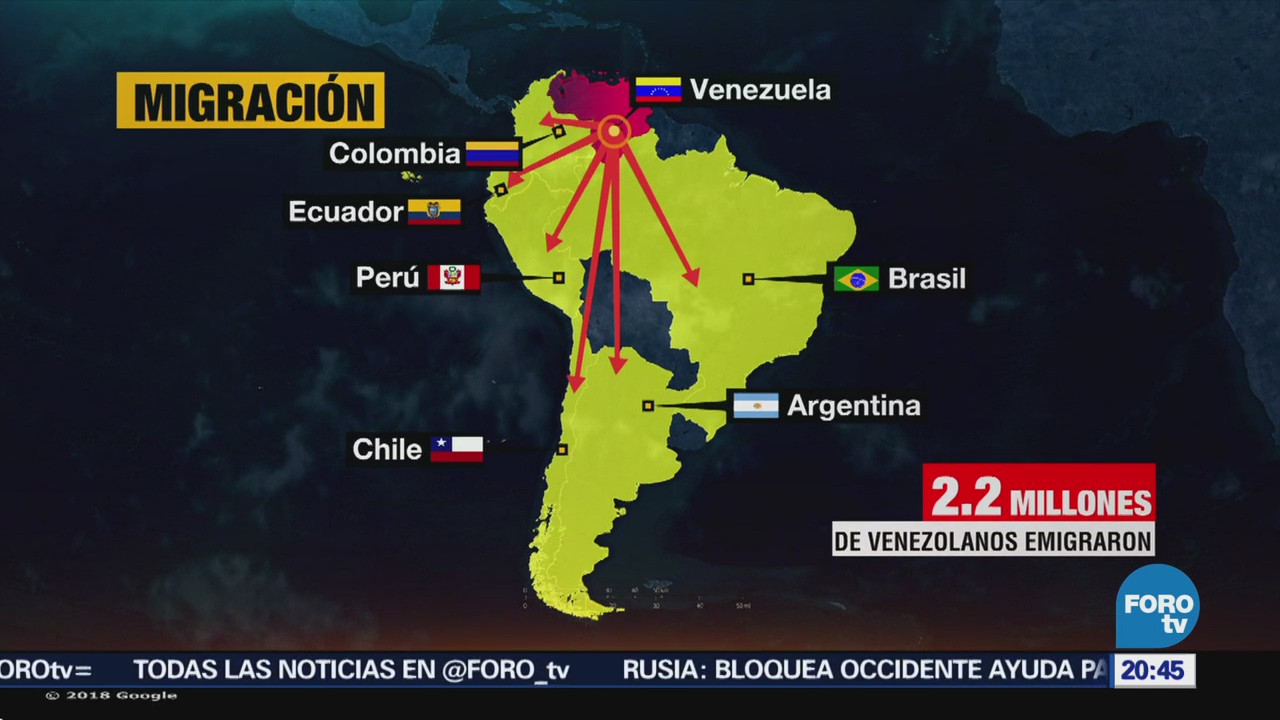 Ola migratoria en Venezuela