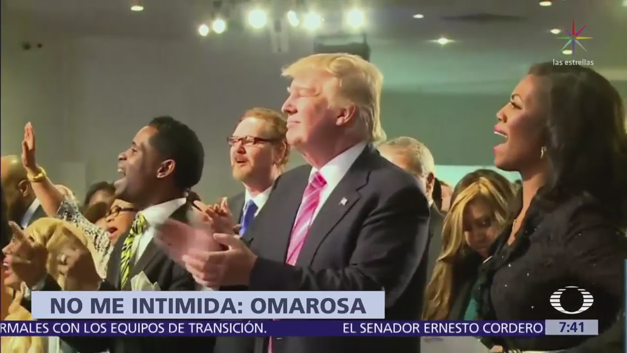 Omarosa dice que Trump no la intimida