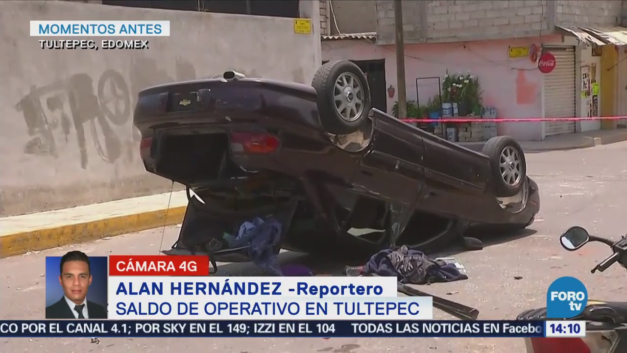 Operativo en Tultepec no deja detenidos