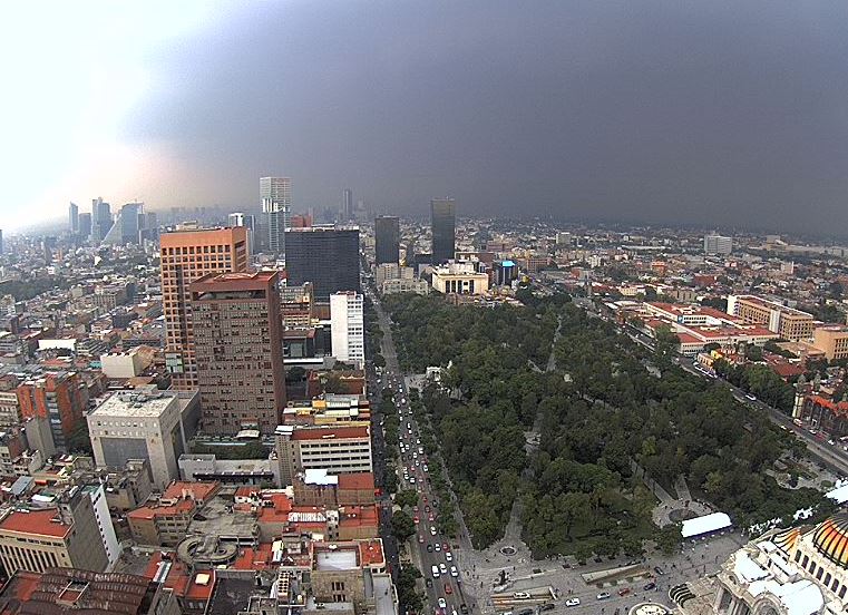 Prevén tormentas y granizo para la Ciudad de México