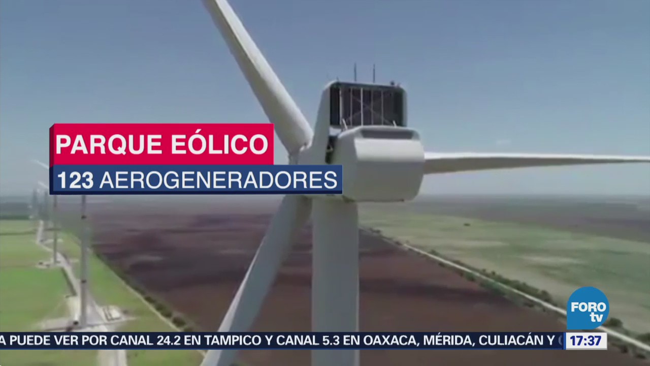 Parque eólico está en operación en Tamaulipas