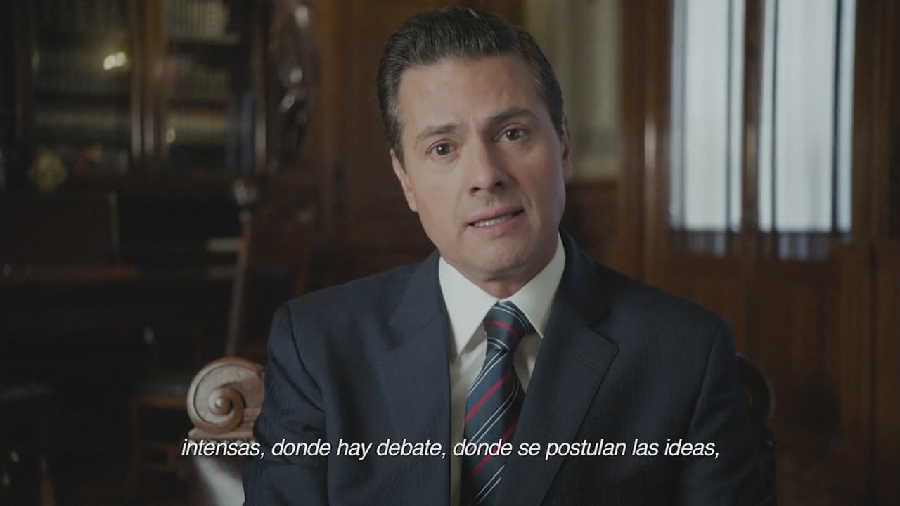 Peña Nieto habla de la reforma educativa y energética