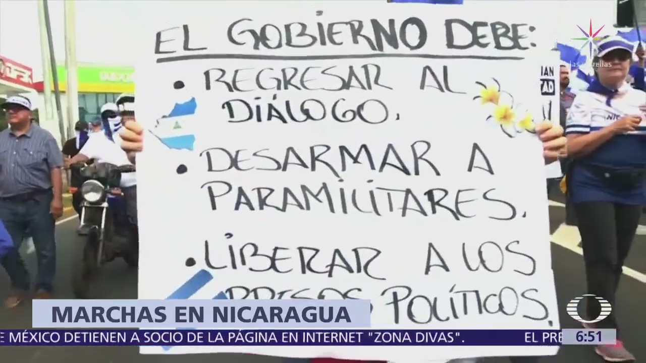 Protestas en Nicaragua exigen liberación de presos políticos