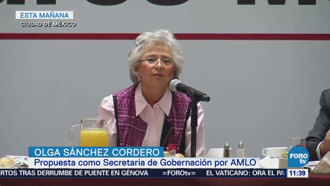 Pueblo de México quiere un gobierno austero Olga Sánchez