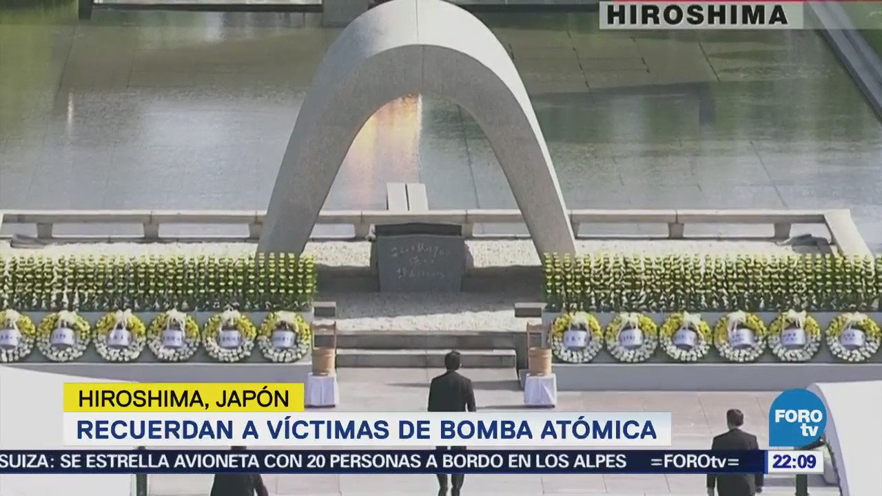 Recuerdan a víctimas de bomba atómica en Hiroshima, Japón