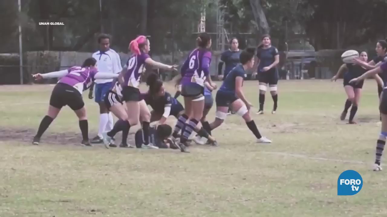 Rugby femenil en la UNAM un deporte de contacto