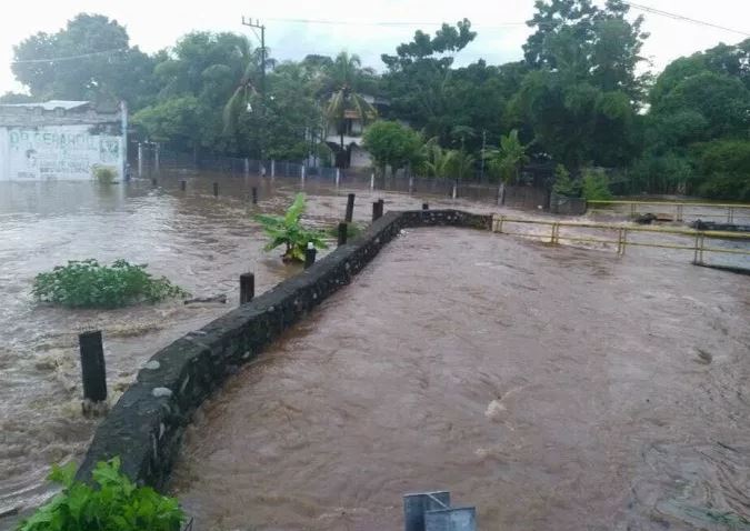 Lluvias provocan desbordamiento del río Chancalá, en Chiapas