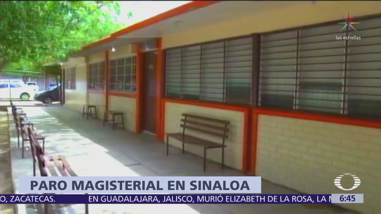 Sinaloa: Paro de maestros afecta a uno de cada 3 estudiantes