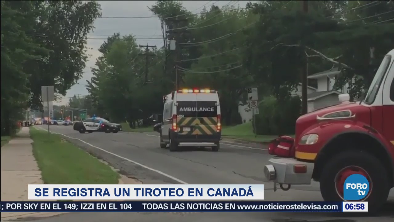 Tiroteo en Canadá deja varios muertos