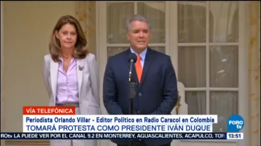 Tomará Protesta Presidente Colombia Iván Duque