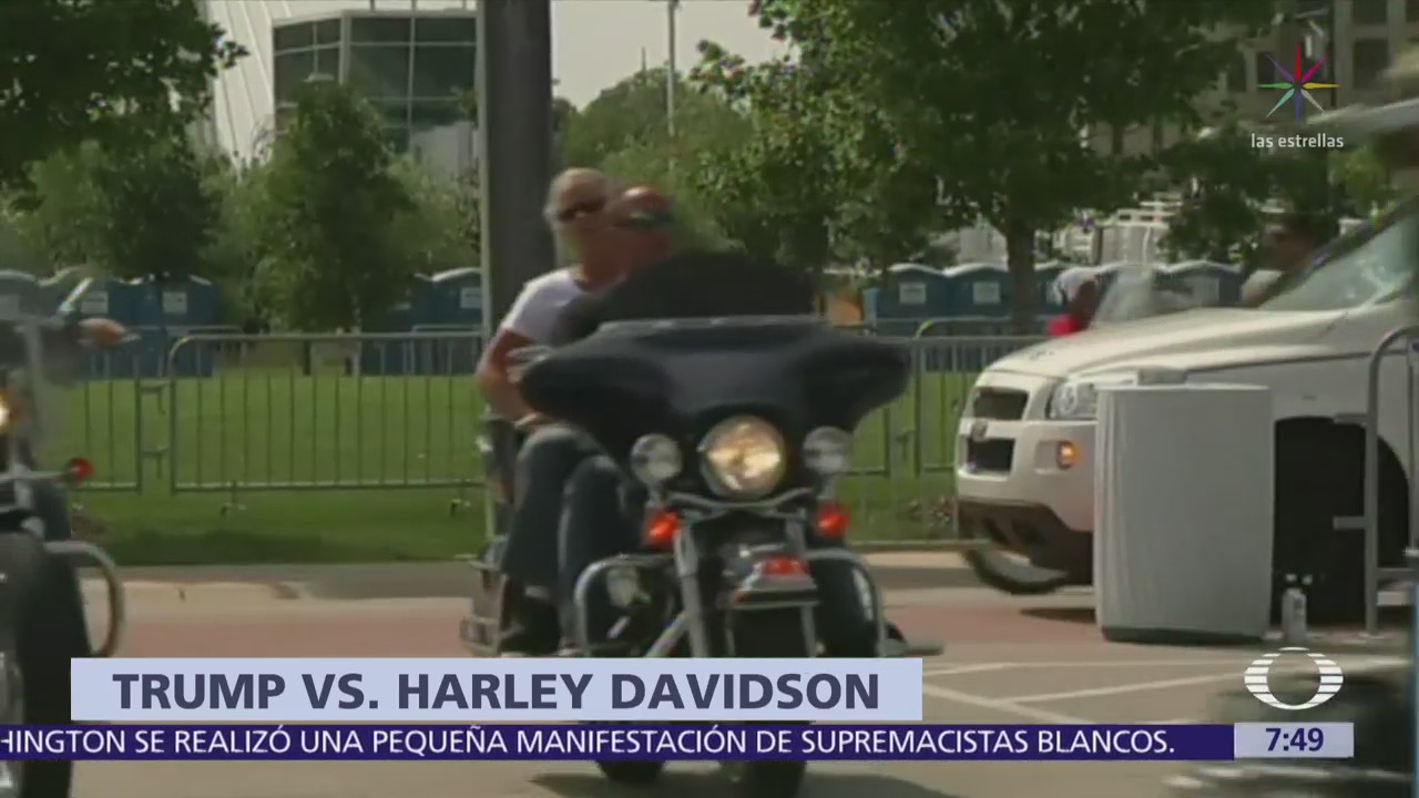 Trump elogia plan de boicot contra Harley Davidson