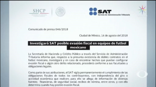 SAT Investiga Equipos Futbol Mexicano Liga MX